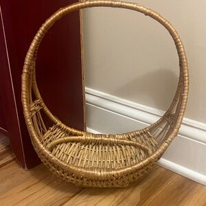 Woven Tan Basket Home Accent